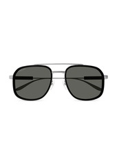 Gucci Back To Web 56MM Navigator Sunglasses