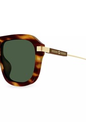 Gucci Back To Web Pilot Recycled Acetate & Metal Sunglasses