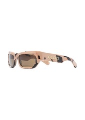 Gucci camouflage-pattern biker-style sunglasses