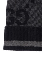 Gucci Canvy Cashmere Knit Beanie Hat