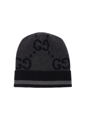 Gucci Canvy Cashmere Knit Beanie Hat