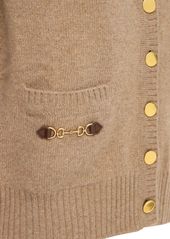 Gucci Cashmere Knit Cardigan W/ Horsebit