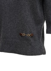Gucci Cashmere Knit Top W/ Horsebit