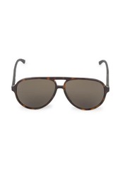 Gucci Core 60MM Aviator Sunglasses
