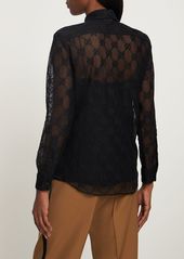 Gucci Cosmogonie Gg Lace Shirt