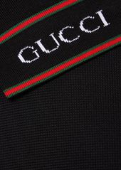 Gucci Cotton Blend Piquet Polo Shirt