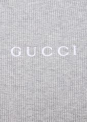 Gucci Cotton Blend Tank Top W/ Web