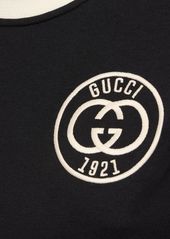 Gucci Cotton Jersey T-shirt W/ Embroidery