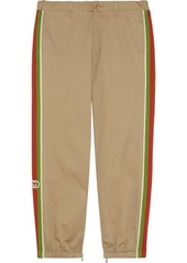 Gucci Web stripe track pants