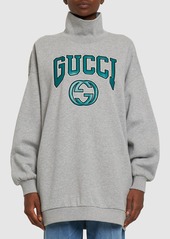 Gucci Cotton Sweatshirt W/ Embroidery