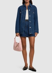 Denim Jacket W/ Gucci Print