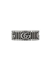 Gucci sterling silver GG Marmont ring