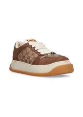 Gucci Double Screener Cotton Blend Sneakers