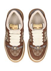 Gucci Double Screener Cotton Blend Sneakers