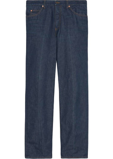 Gucci eco-washed organic straight-leg jeans