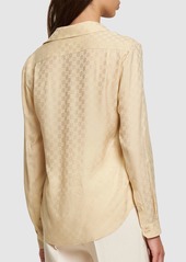 Gucci Exquisite Gg Silk Crêpe Shirt