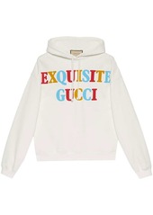 Exquisite Gucci-print hoodie