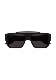 Gucci Faceted Specs Squared Recycled Acetate Sunglasses