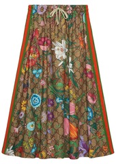 Gucci Flora pattern A-line skirt