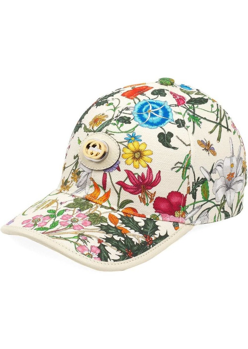 gucci floral cap