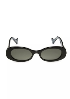 Gucci Fluo 52MM Rectangular Sunglasses