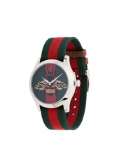 Gucci G-Timeless 38mm bee Web watch