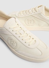 Gucci G74 Gg Suede & Fabric Sneakers