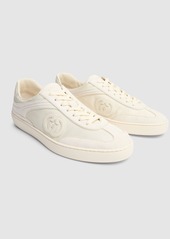 Gucci G74 Gg Suede & Fabric Sneakers