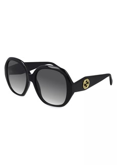 Gucci GG Acetate 56MM Round Sunglasses