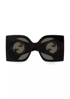 Gucci GG Blondie 55MM Oversized Square Sunglasses