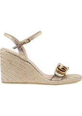 Gucci GG buckle wedge sandals