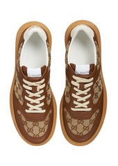 Gucci Gg Canvas & Leather Sneakers