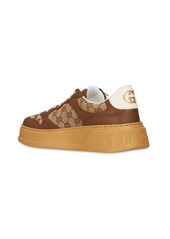 Gucci Gg Canvas & Leather Sneakers