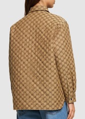 Gucci Gg Canvas Cotton Blend Shirt