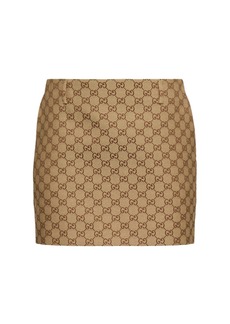 Gucci Gg Canvas Mini Skirt