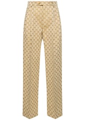 Gucci Gg Cotton & Linen Pants