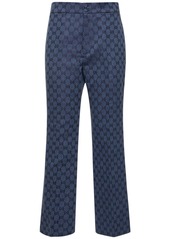 Gucci Gg Cotton & Linen Pants