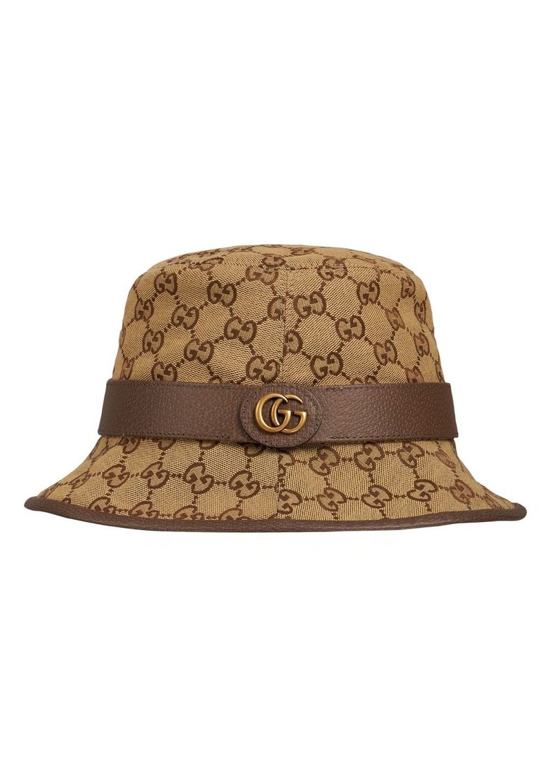 Gucci Gg Cotton Blend Canvas Bucket Hat