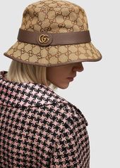 Gucci Gg Cotton Blend Canvas Bucket Hat