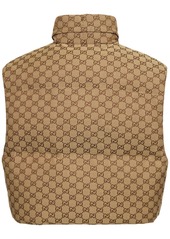 Gucci Gg Canvas Down Vest