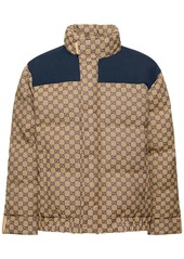 Gucci Gg Cotton Blend Down Jacket