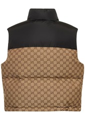 Gucci Gg Cotton Blend Down Vest