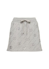 Gucci Gg Cotton Jersey Mini Skirt