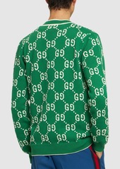 Gucci Gg Cotton Knit Cardigan