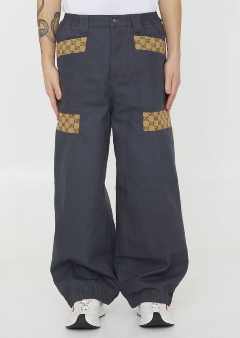 Gucci GG cotton trousers
