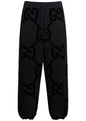 Gucci Gg Flocked Cotton Sweatpants