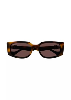 Gucci GG Generation Light 55MM Rectangular Sunglasses