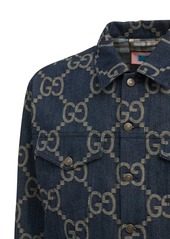 Gucci Gg Jacquard Denim Jacket