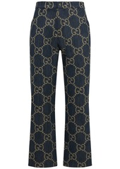 Gucci Gg Jacquard Denim Jeans
