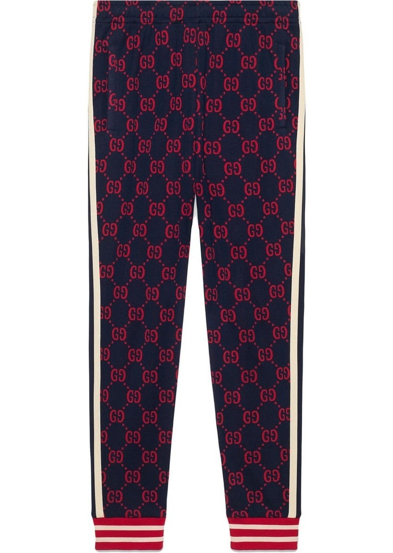 gg jacquard track bottoms